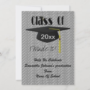 Pet en Tassel Schattigee Graduation Party Kaart