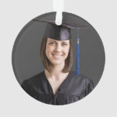 Pet- en Tassel-versiering - Afstuderen fotocadeau Ornament (achterkant)