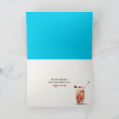 pet en teenslippers per poolnaamdag kaart (Binnen)