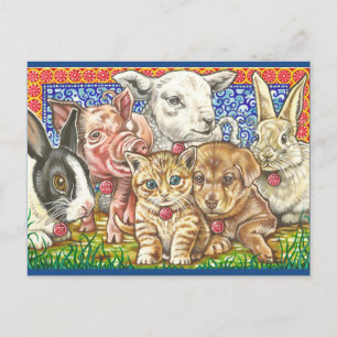 "Pet; Eten." Briefkaart