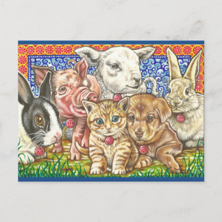 "Pet; Eten." Briefkaart