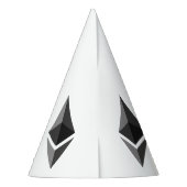 Pet Ether Gray Icon Party Feesthoedjes (Achterkant)