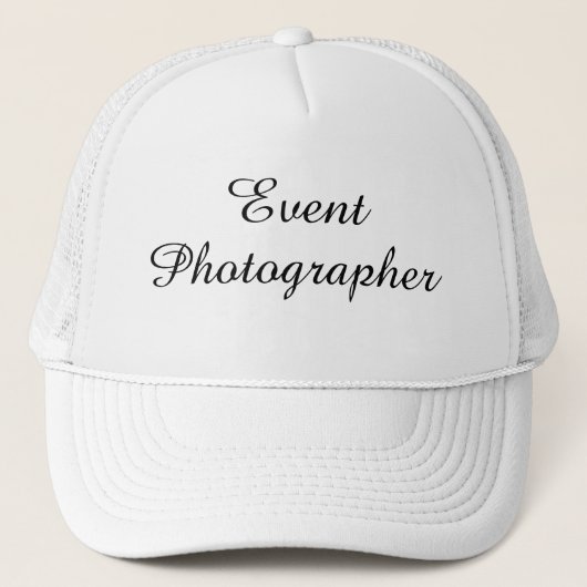 pet "Event Photographer" (Voorkant)