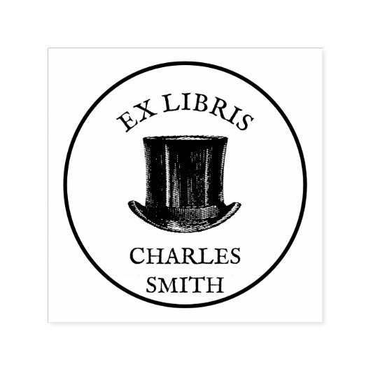 Pet Ex Libris Boek bord Zelfinktende Stempel (Design)
