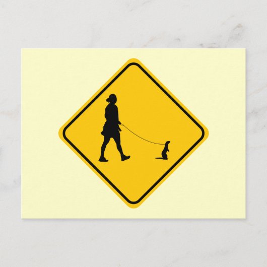 Pet Ferret Crossing Briefkaart (Voorkant)