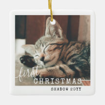 Pet First kerstfoto Cute Simple