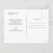 Pet First Kerstmis in Forever Home Foto Feestdagenkaart (Achterkant)