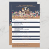 Pet Flowers Chic Dogs (Voorkant / Achterkant)