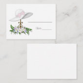  Pet, Flowers Place Card Plaatskaartje (Voorkant / Achterkant)