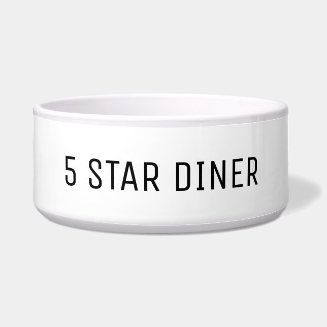 PET FOOD BOWL ONTWERPSTIJL VOERBAKJE (Voorkant)