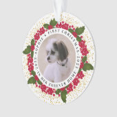 Pet Forever Home Eerste Kerstmis Ornament (voorkant)