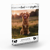 Pet Forever opgeslagen Nooit vergeten Fotoblok (Links)