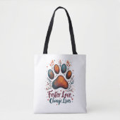 Pet Foster Canvas tas voor Animal Foster Heros (Voorkant)