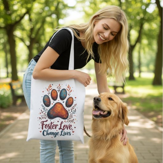 Pet Foster Canvas tas voor Animal Foster Heros