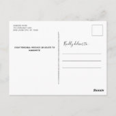 Pet Foto aangepast Hondenliefhebber Kerst Briefkaart (Achterkant)