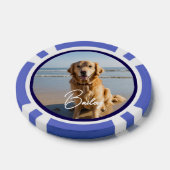 Pet-foto aangepast poker chips (Enkel)