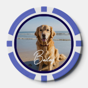Pet-foto aangepast poker chips