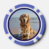 Pet-foto aangepast poker chips (Achterkant)