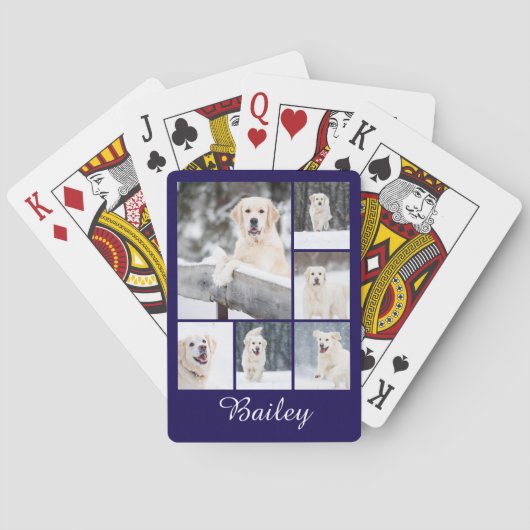 Pet-foto aangepast pokerkaarten (Achterkant)