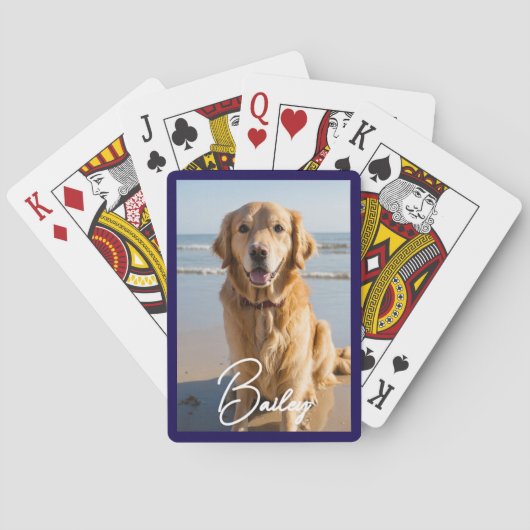 Pet-foto aangepast pokerkaarten (Achterkant)