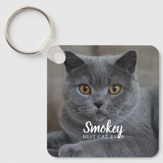 Pet-foto aangepast sleutelhanger (Voorkant)