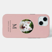 Pet Foto Blush Roze Gepersonaliseerd Case-Mate iPhone Case (Achterkant (horizontaal))