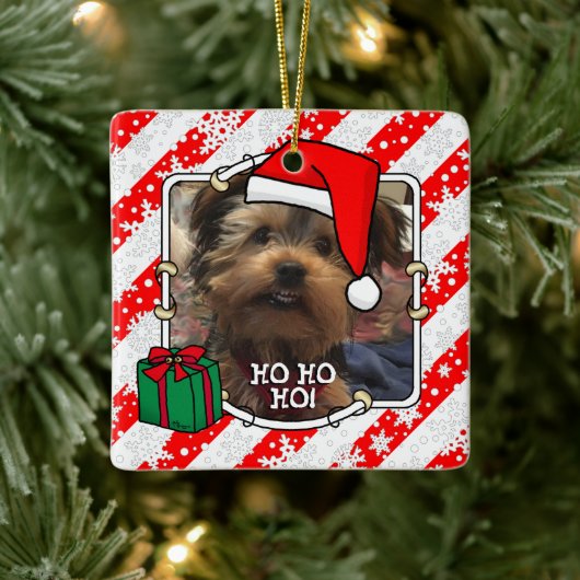 Pet-foto eerste kerstkerstkerstkerstkerstkerstman  keramisch ornament (Boom)