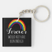 Pet Foto Forever zou niet lang genoeg zijn geweest Sleutelhanger (Achterkant)