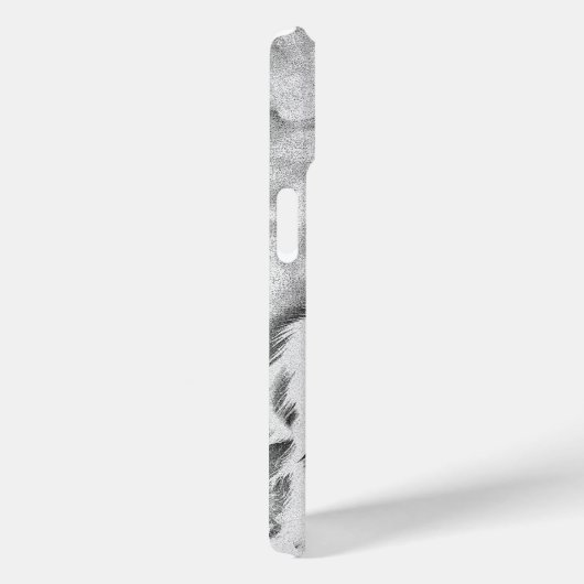 Pet Foto Hondenliefhebber potlood tekening iPhone  Case-Mate iPhone Case (Achterkant / Rechts)