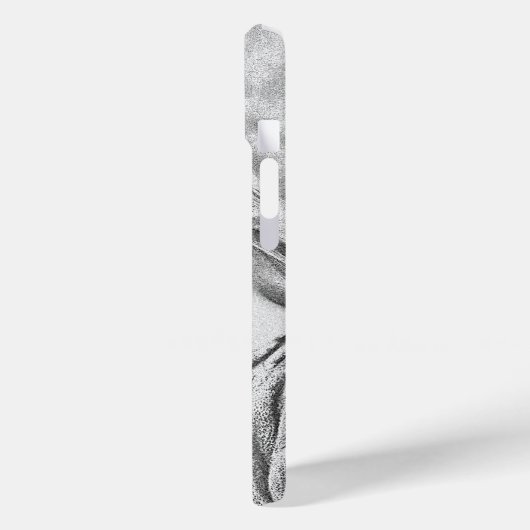 Pet Foto Hondenliefhebber potlood tekening iPhone  Case-Mate iPhone Case (Achterkant / Links)