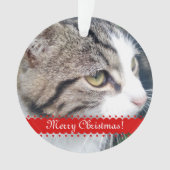 Pet-foto kerstversiering | Upload je afbeeldingen Ornament (voorkant)