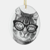 Pet-foto kerstversiering | Voeg je afbeelding toe Keramisch Ornament (Rechts)