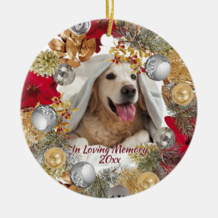PET-FOTO MEMORIAL kerstfeest Keramisch Ornament