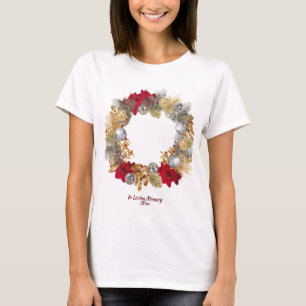 PET FOTO MEMORIAL  kerstfeest T-shirt