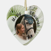 Pet Foto Modern Aangepast Keramisch Ornament (Rechts)