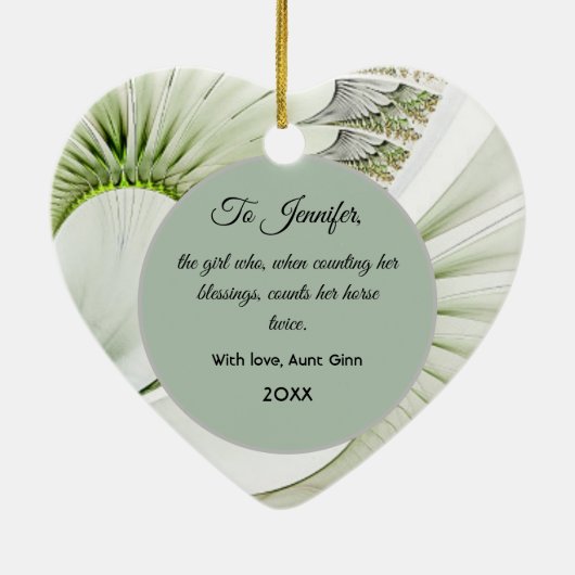 Pet Foto Modern Aangepast Keramisch Ornament (Achterkant)