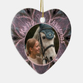 Pet Foto Modern Aangepast Keramisch Ornament (Rechts)