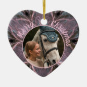 Pet Foto Modern Aangepast Keramisch Ornament (Voorkant)