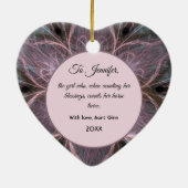 Pet Foto Modern Aangepast Keramisch Ornament (Achterkant)