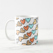 Pet foto op de harten koffiemok (Links)