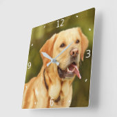 PET-FOTO TOEVOEGEN VIERKANTE KLOK (Hoek)