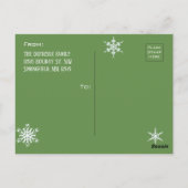 Pet Foto "Warmest Wishes"-feestdag toevoegen Briefkaart (Achterkant)