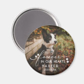 Pet-foto's verven voor altijd in ons hart magneet (Voorkant / Achterkant)