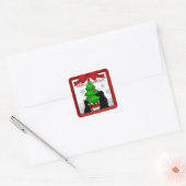 Pet Friends Kerst sticker (Envelop)