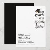 Pet gaat het Afstuderen omlaag. Kaart (Voorkant / Achterkant)