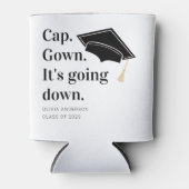 Pet gaat naar beneden. blikjeskoeler (Voorkant)