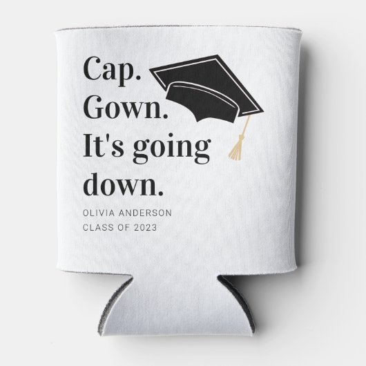 Pet gaat naar beneden. blikjeskoeler (Voorkant)