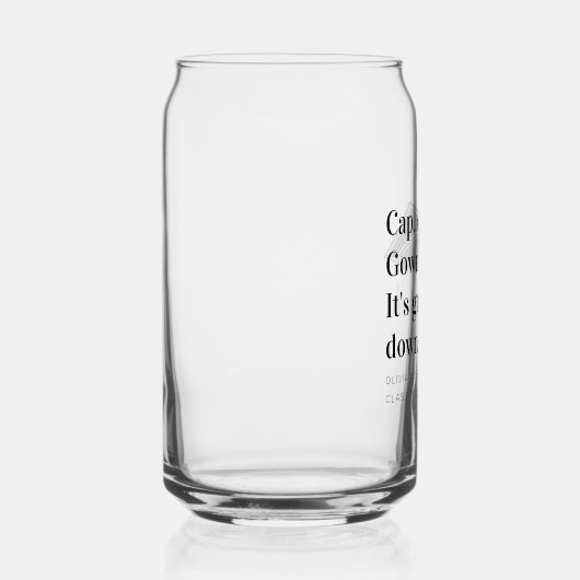 Pet gaat naar beneden. blikvorm glas (Rechts)