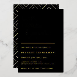 Pet gaat naar beneden. folie uitnodiging