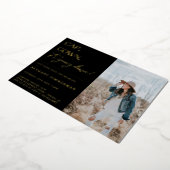 Pet gaat naar beneden. folie uitnodiging (Gedraaid)